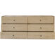 Gibson Natural Dresser, 6 Drawer